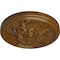Ekena Millwork Katheryn Ceiling Medallion (Fits Canopies up to 2 1/8"), 14 1/2"OD x 2 3/4"P, Smokey Topaz CM14KTSTF - alternate 3